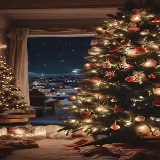 aesthetic christmas background