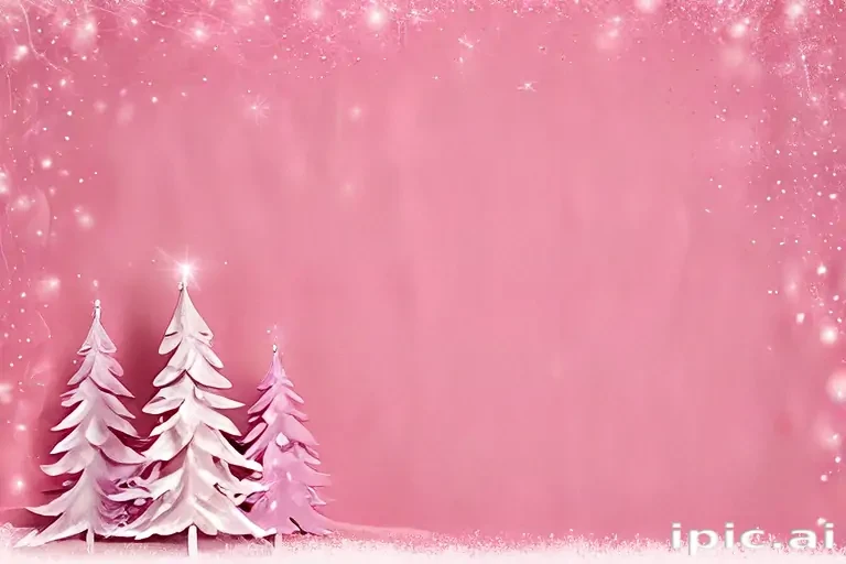 christmas background pink