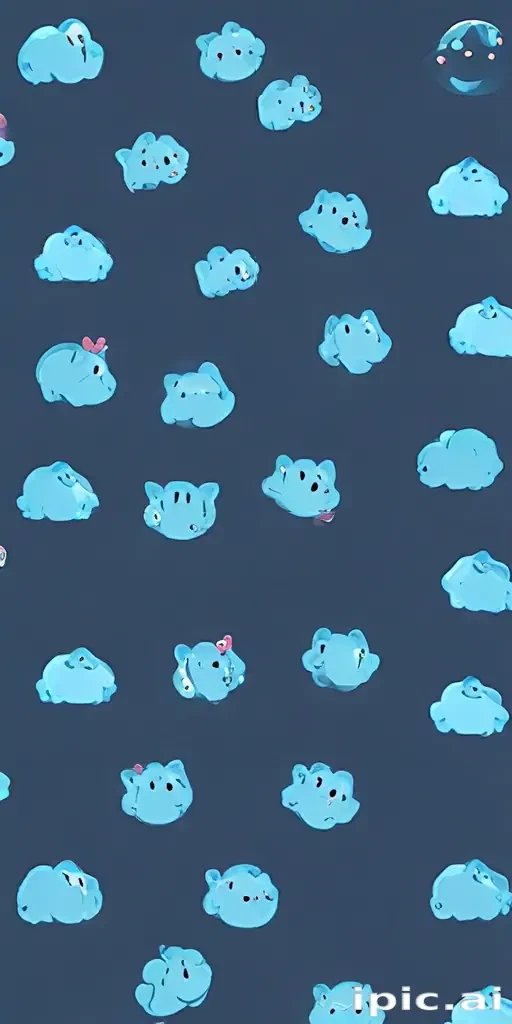 cute aesthetic wallpapers blue