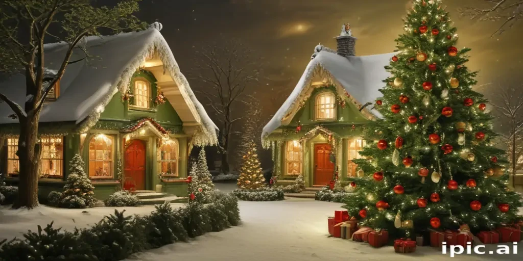 green christmas wallpaper