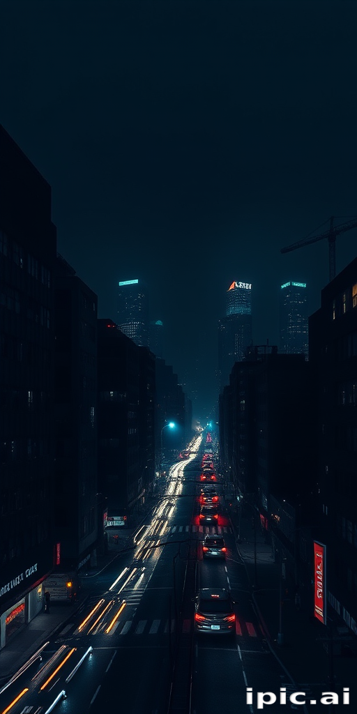 dark city background