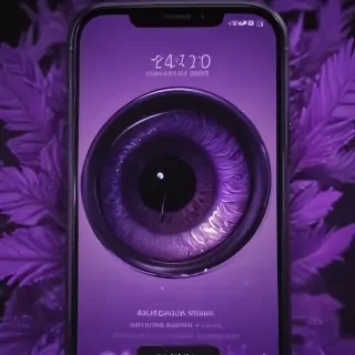 purple lockscreen