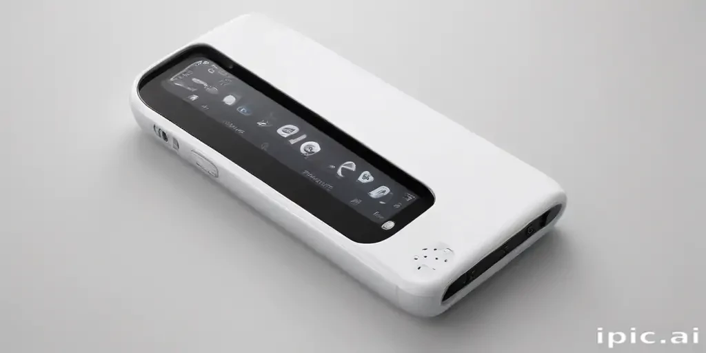 icon phone white
