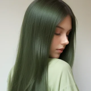 plain green bg