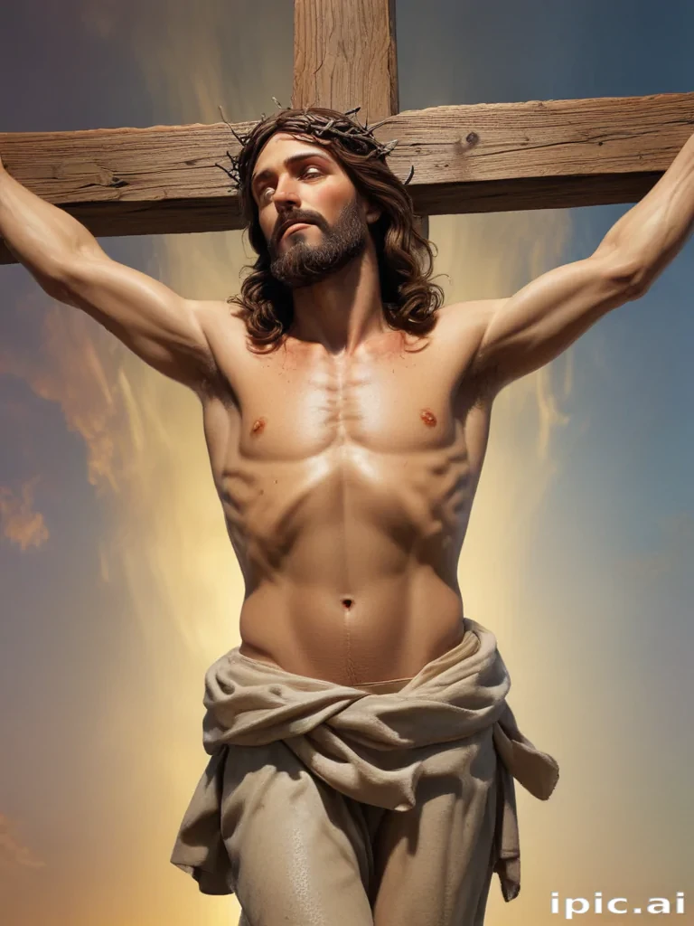 image of jesus on the cross