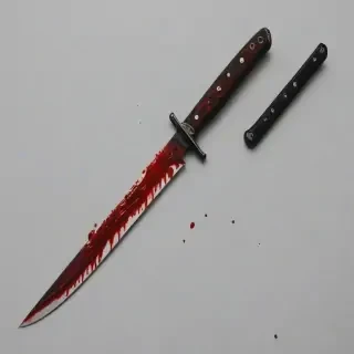 bloody knife aesthetic