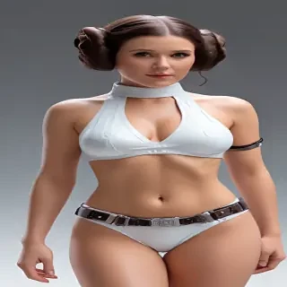 princess leia bikini ai