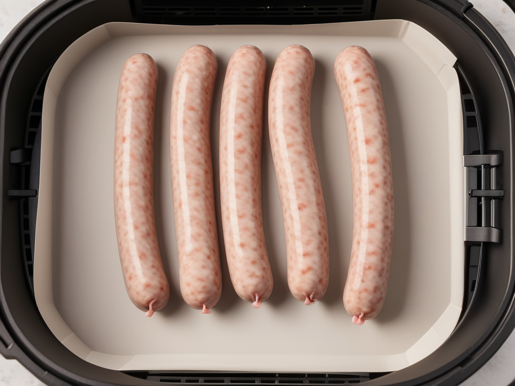 how to cook frozen sausage in air fryer