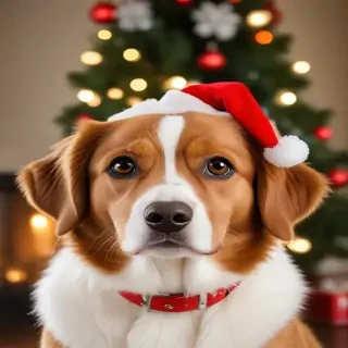 dog christmas backgrounds
