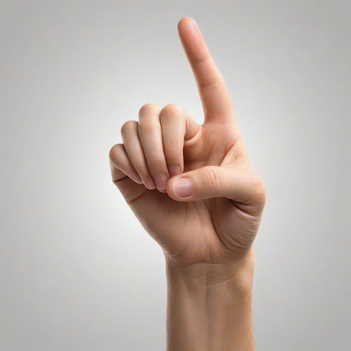 point finger png