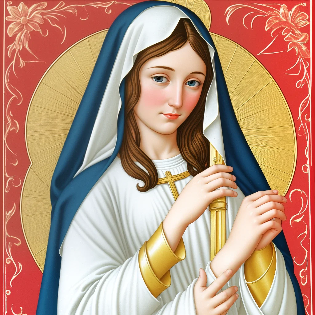 virgin mary clip art