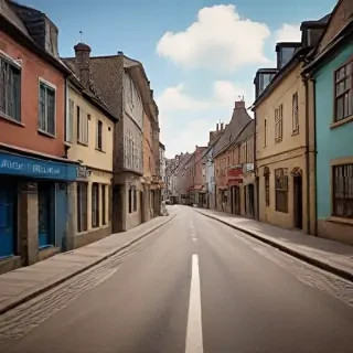 town background