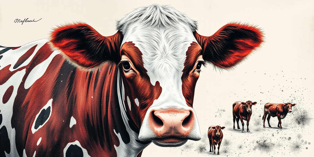 aesthetic cow print