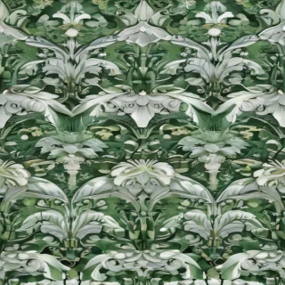 green and white background
