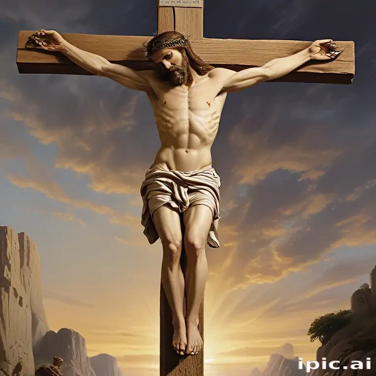 jesus on the cross pictures
