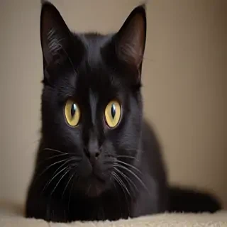 cute black cat wallpaper