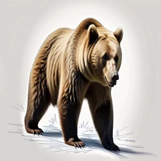 bear pic drawing