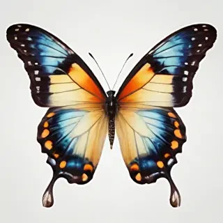 butterfly with no background