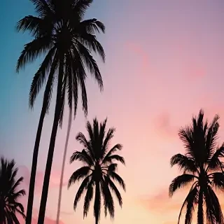 aesthetic palm tree wallpaper