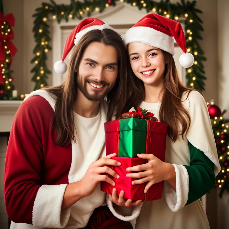 merry christmas with jesus images
