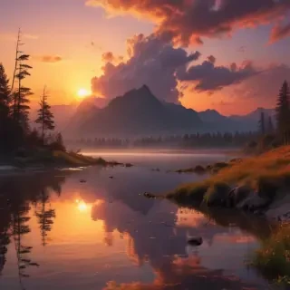 aesthetic wallpaper sunset
