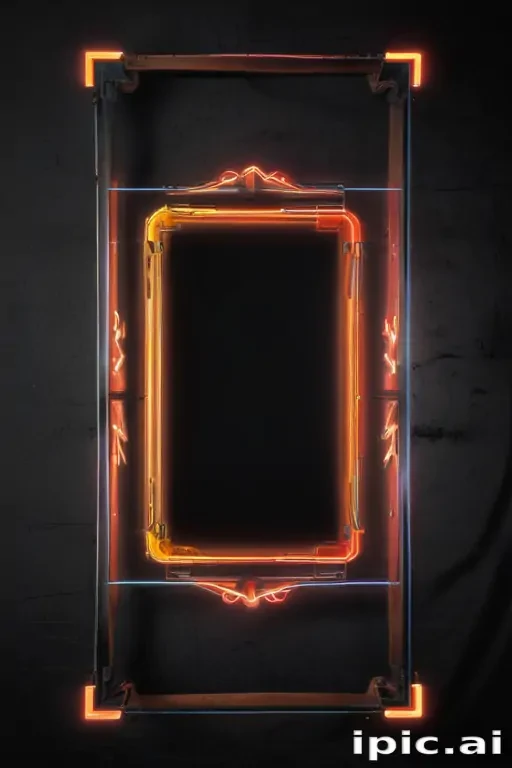 neon frame png