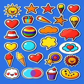 free digital stickers png