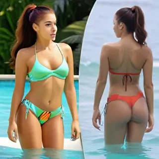 ariana grande en bikini