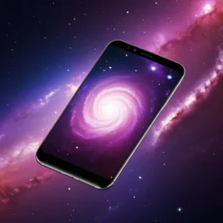 space background phone
