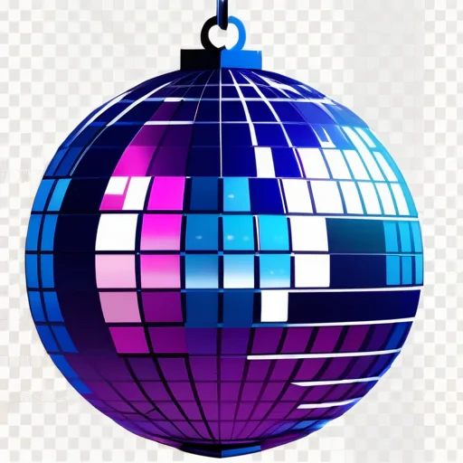 transparent background disco ball png