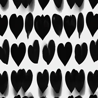 black heart aesthetic