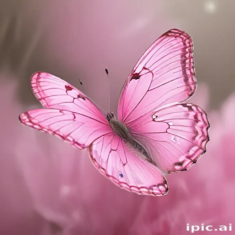images of pink butterflies