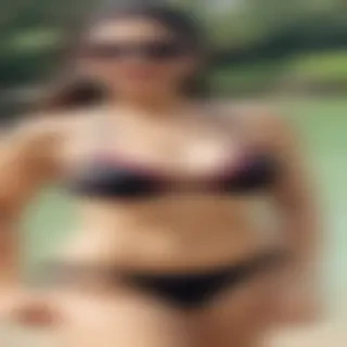 indian aunty in bikini