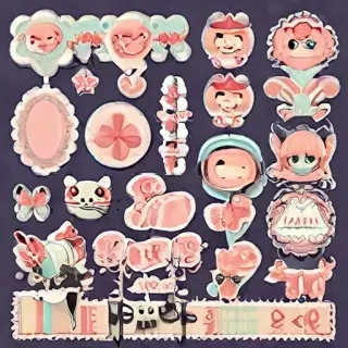 scrapbook stickers png