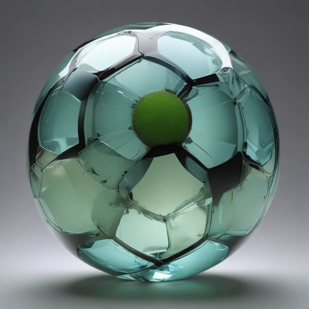 transparent soccer ball