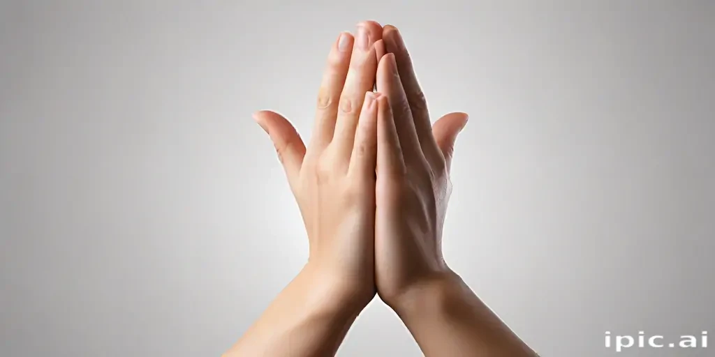 pray hands png