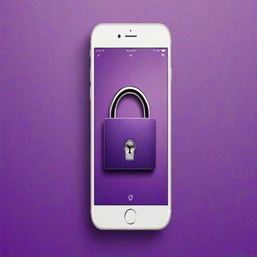 purple lock screen