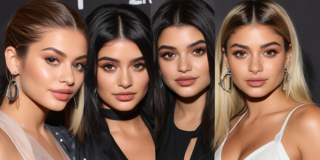 hailey bieber kylie jenner selena gomez