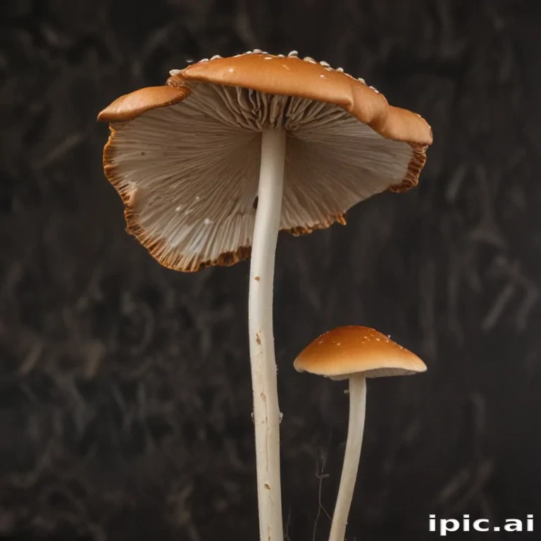 thin stemmed mushroom
