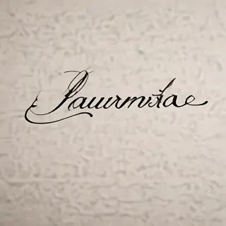 laura in cursive