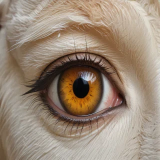 goat eyes