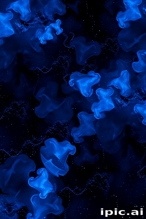 blue and black wallpaper