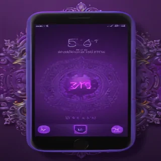purple home screen wallpaper