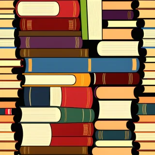 books stacked clipart
