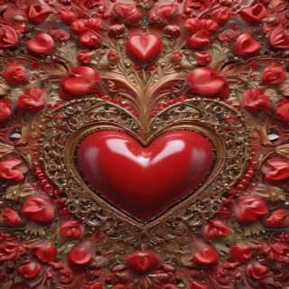 aesthetic heart background