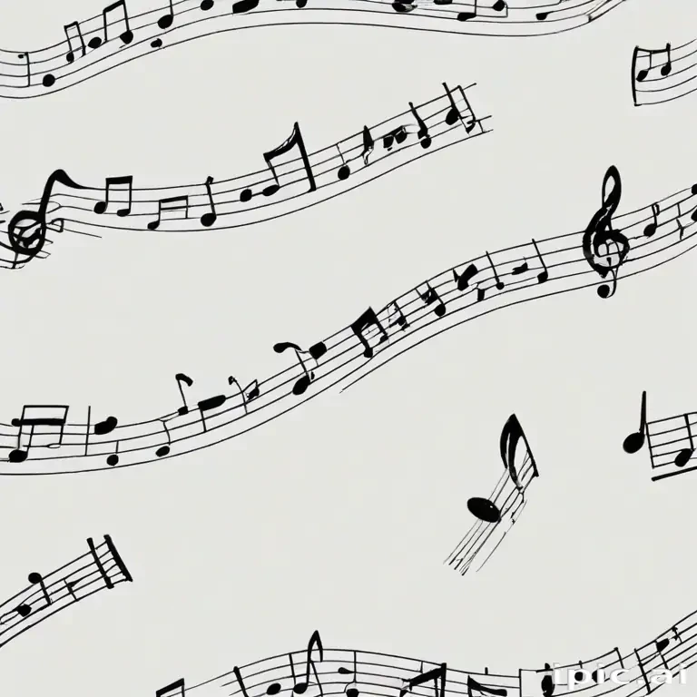 music notes transparent