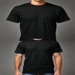 high resolution black t shirt template