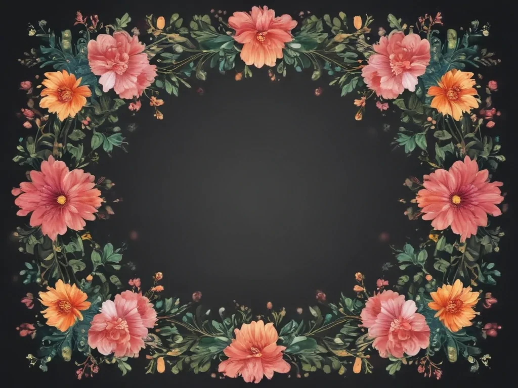 clipart floral border
