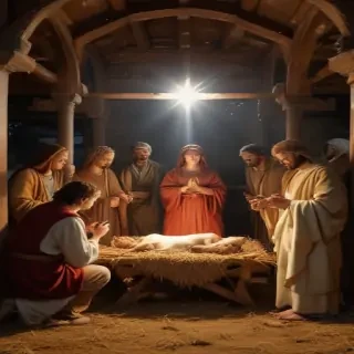 manger scene images free