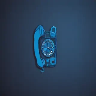 blue phone wallpaper